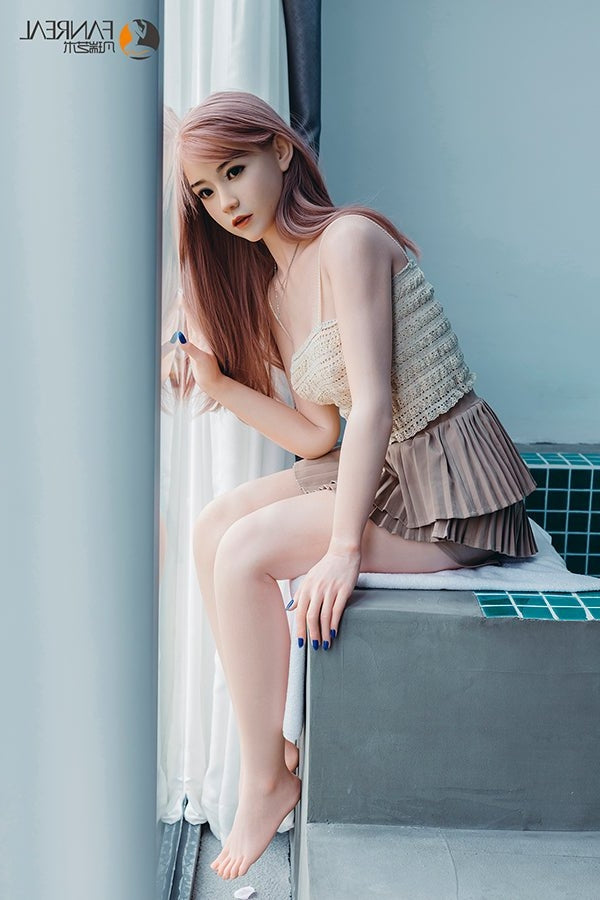 158cm/5ft2 B-cup Silicone Blonde Sex Doll - Qian Fanreal