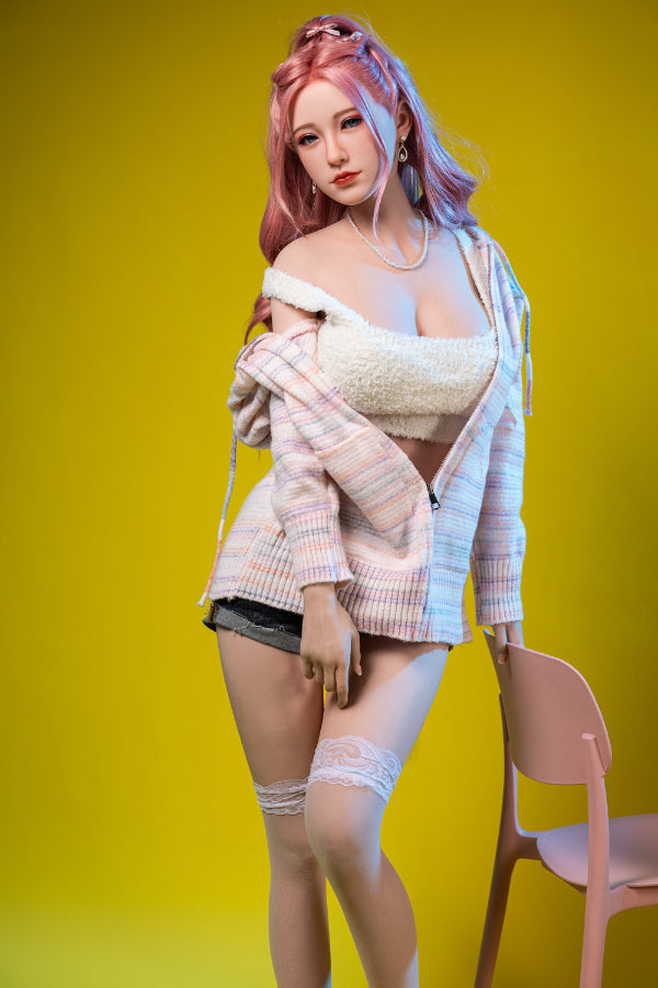 170cm/5ft7 D-Cup Hybrid/ Silicone Sex Doll A60 - Boa JX