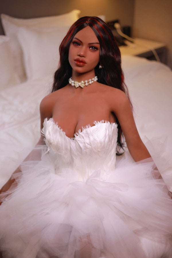 148cm/4ft10 F-Cup Black TPE Sex Doll #205 Aibei