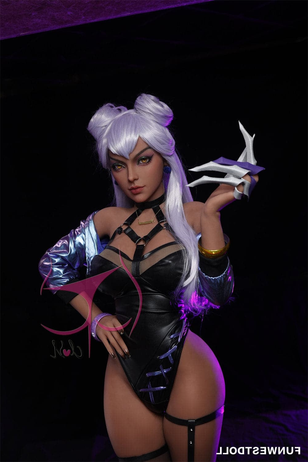 155cm/5ft1 F-Cup League of Legends Agony’s Embrace Evelynn Anime Sex D Torso TPE Funwest Doll
