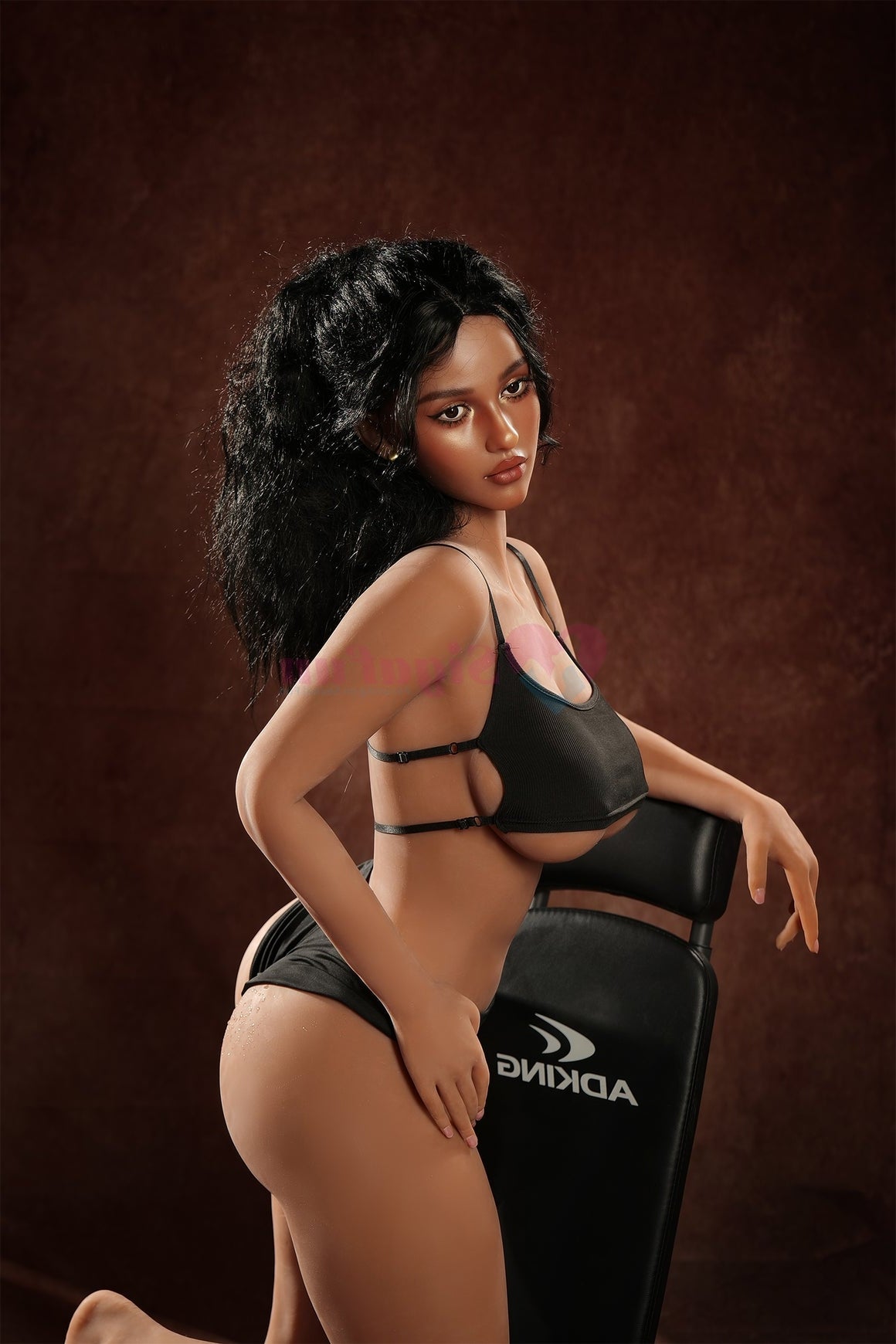 Us In Stock 159cm 5ft3 E Cup Silicone Head Sex Doll Sg2 Cecily Dark Tanned - E-cup Torso Sigafun