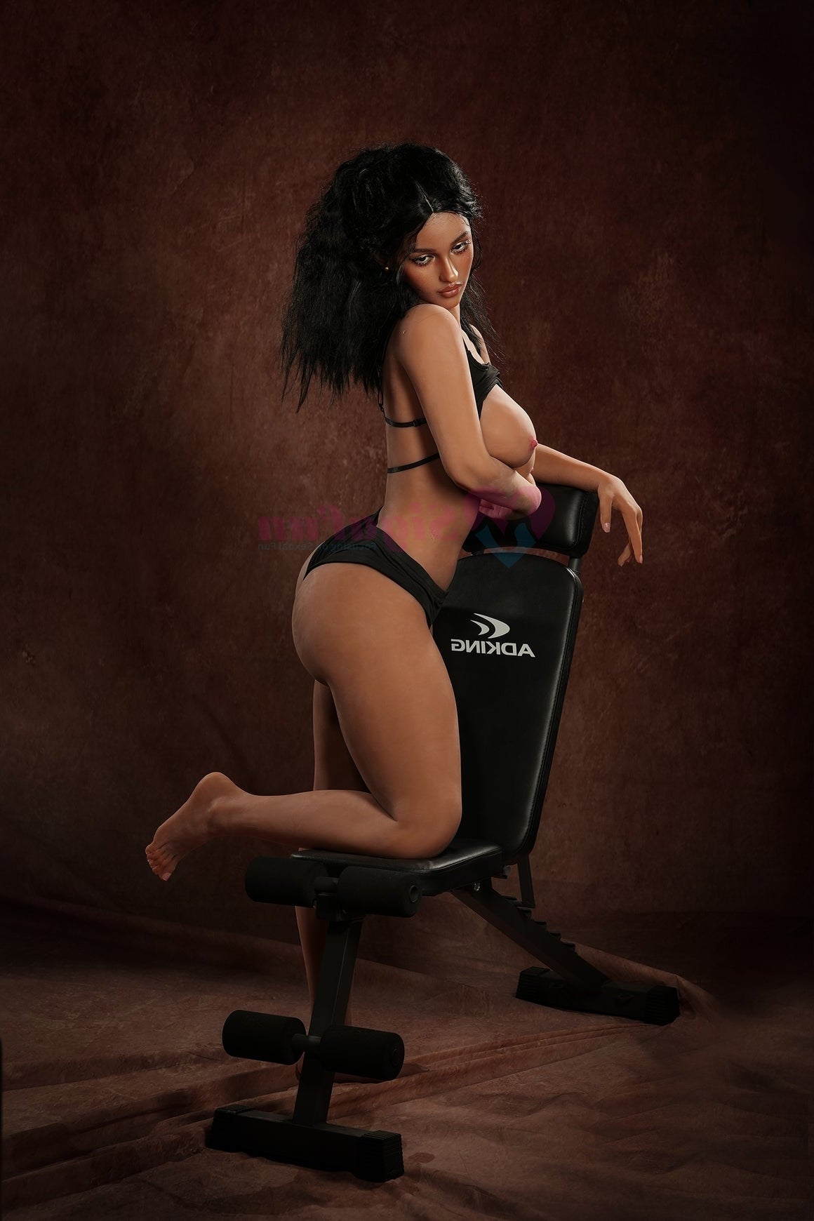 Us In Stock 159cm 5ft3 E Cup Silicone Head Sex Doll Sg2 Cecily Dark Tanned - E-cup Torso Sigafun