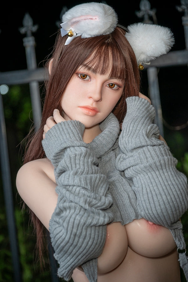 163cm/5ft4 G-cup Silicone Head Sex Doll – Chloe Starpery