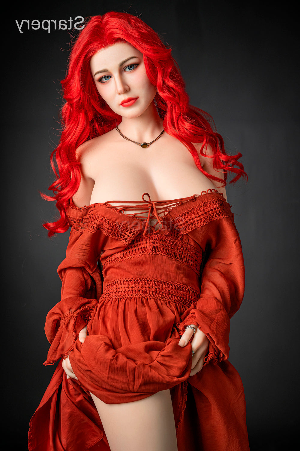 171cm/5ft7 D-cup Silicone Head Sex Doll #152 - Eva Starpery