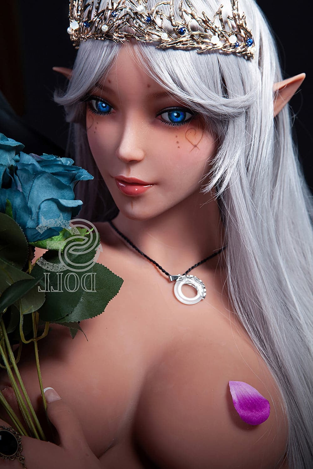 US In Stock-150cm/4ft Alien 11 D-Cup Anime Elf Princess Sex Doll TPE SE