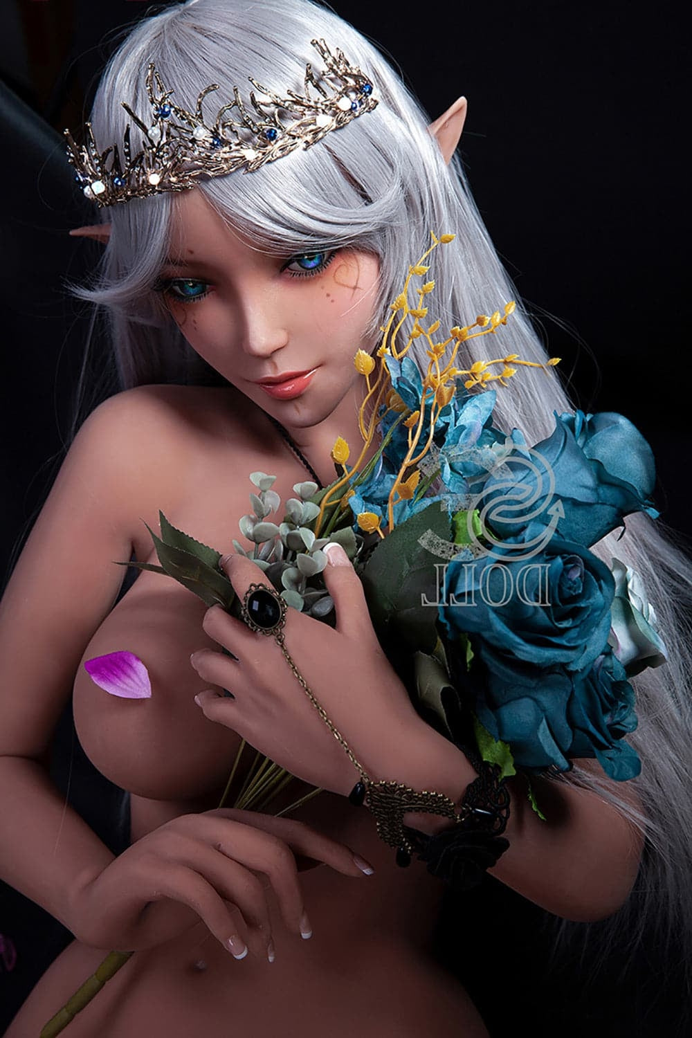 US In Stock-150cm/4ft Alien 11 D-Cup Anime Elf Princess Sex Doll TPE SE