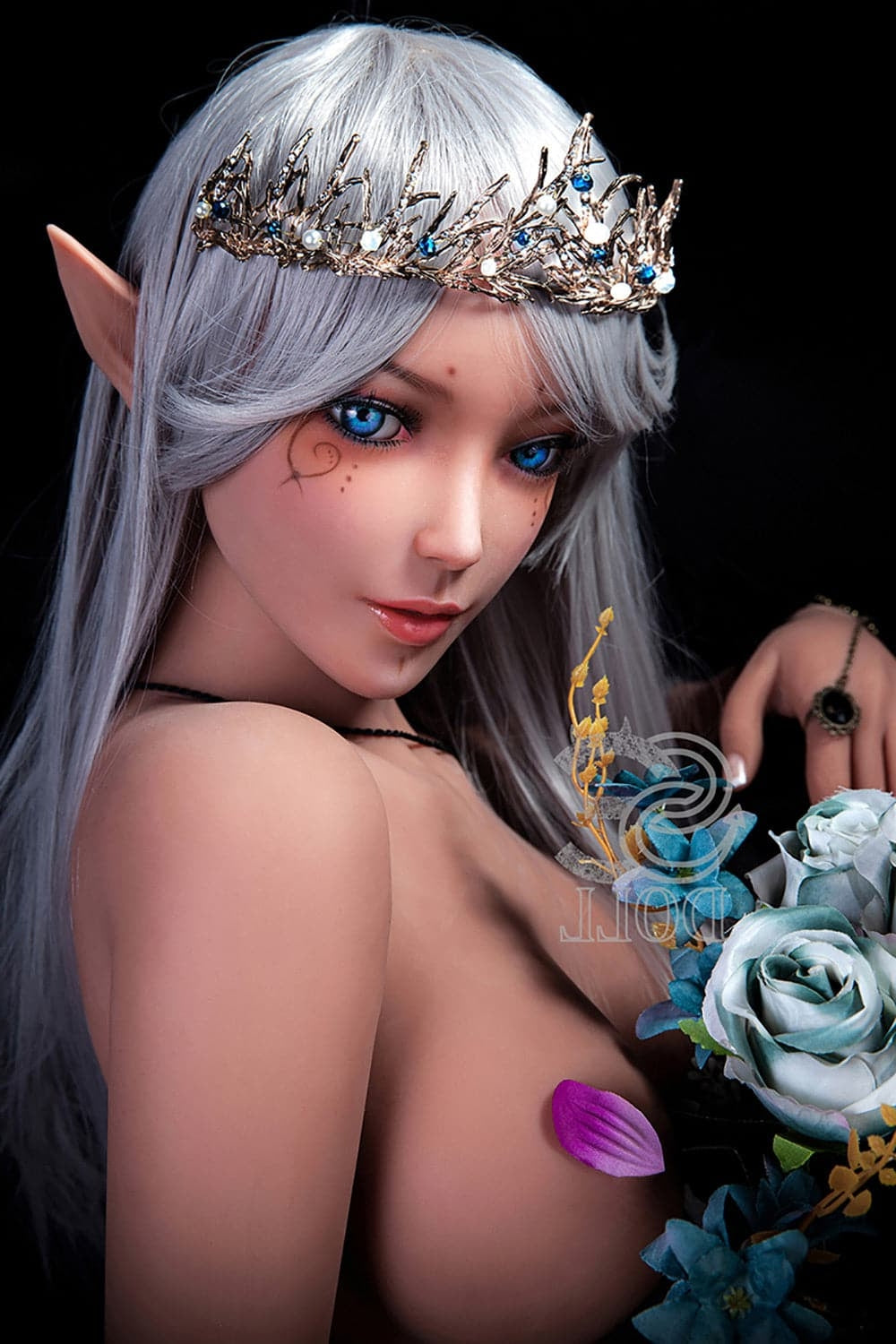 US In Stock-150cm/4ft Alien 11 D-Cup Anime Elf Princess Sex Doll TPE SE