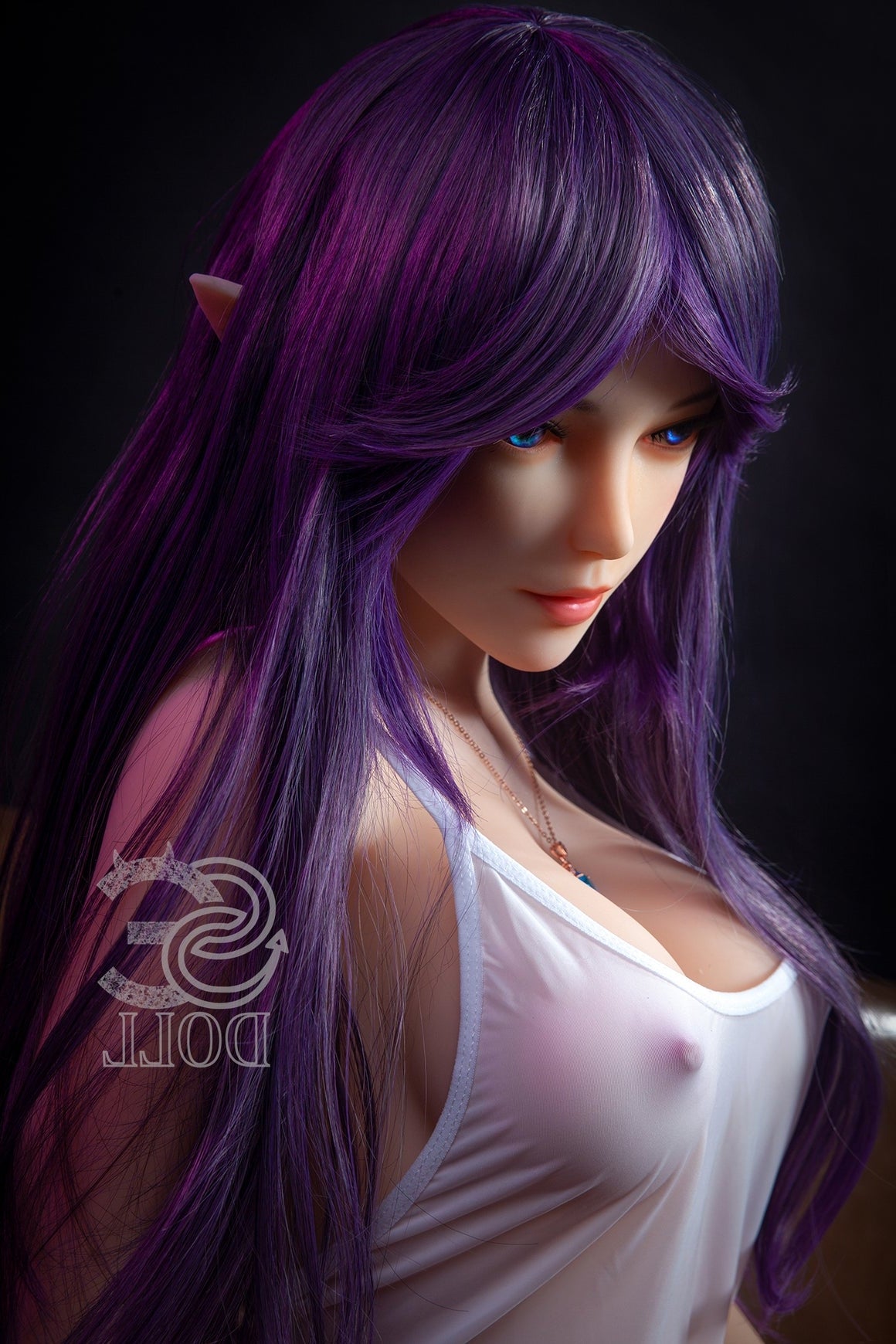 EU In Stock - 151cm/4ft11 E-cup Elf Sex Doll SED081 Head #022 - Olivia Torso TPE & TPE Body