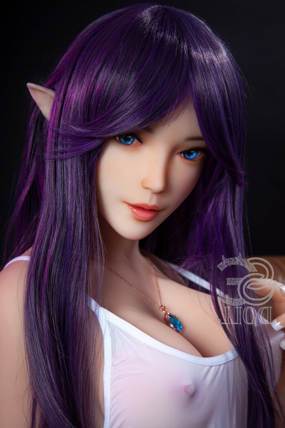 EU In Stock - 151cm/4ft11 E-cup Elf Sex Doll SED081 Head #022 - Olivia Torso TPE & TPE Body
