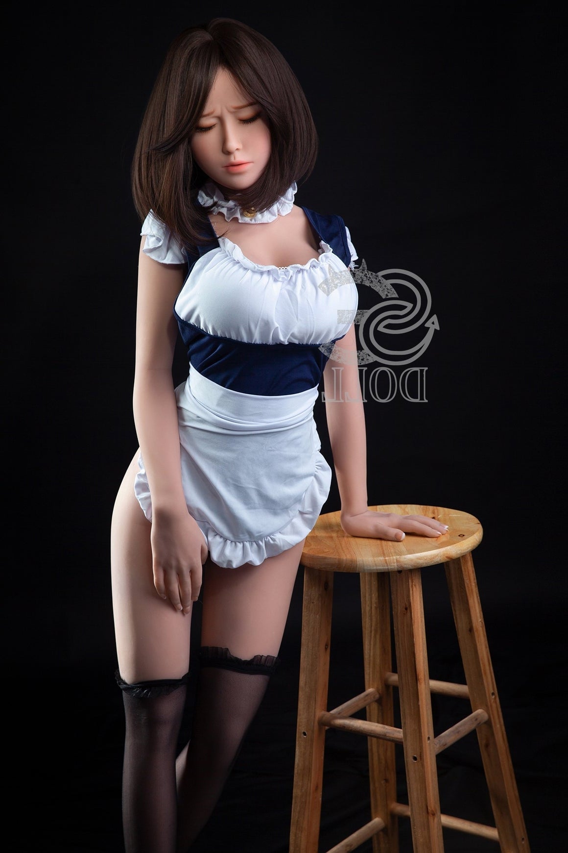 151cm/4ft11 E-cup Realistic Cute Asian Sex Doll Head #073 - Lilith.A SE
