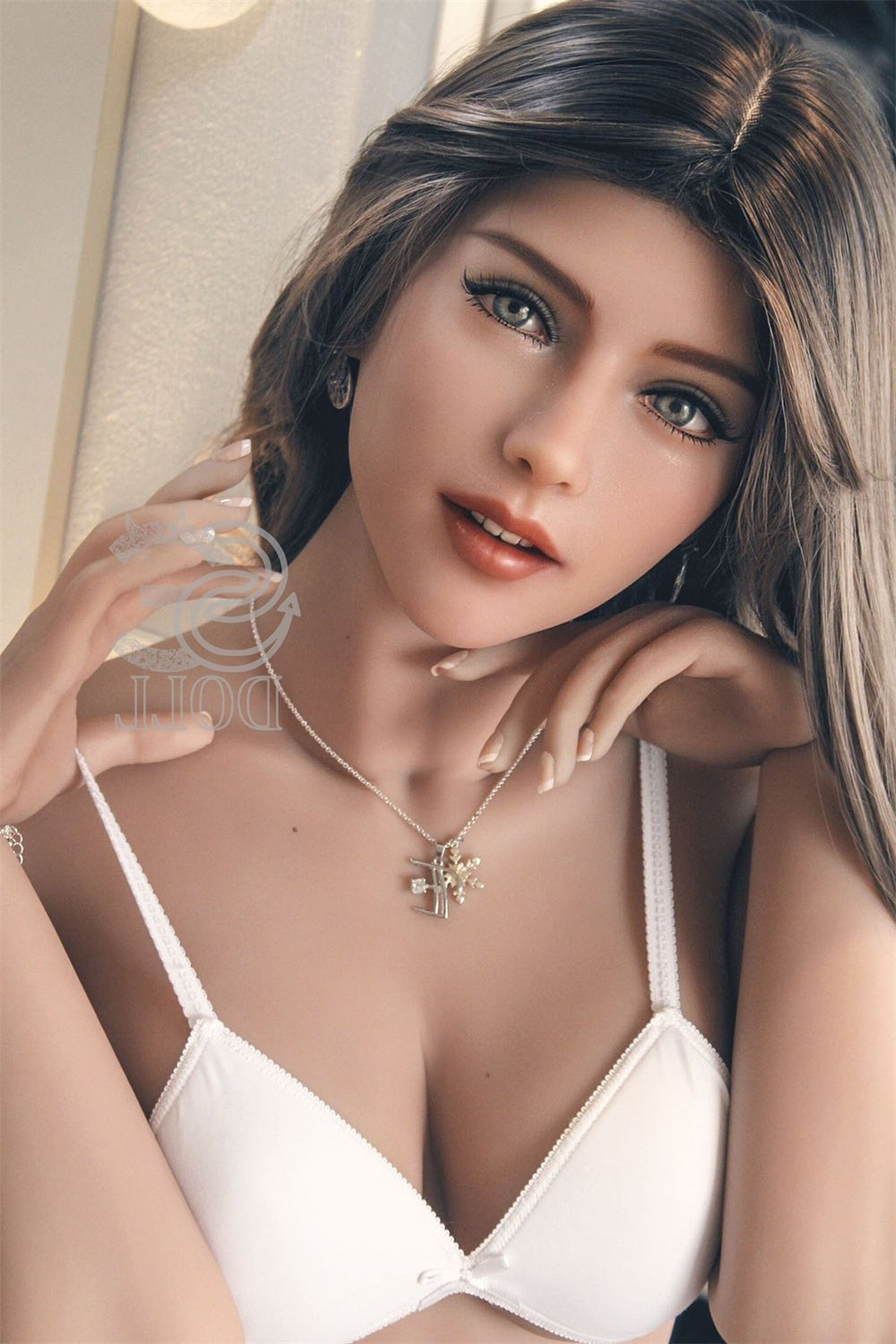US In Stock - 163cm/5ft4 E-cup Blonde Sex Doll SED218 Head #068 - Anni Torso TPE