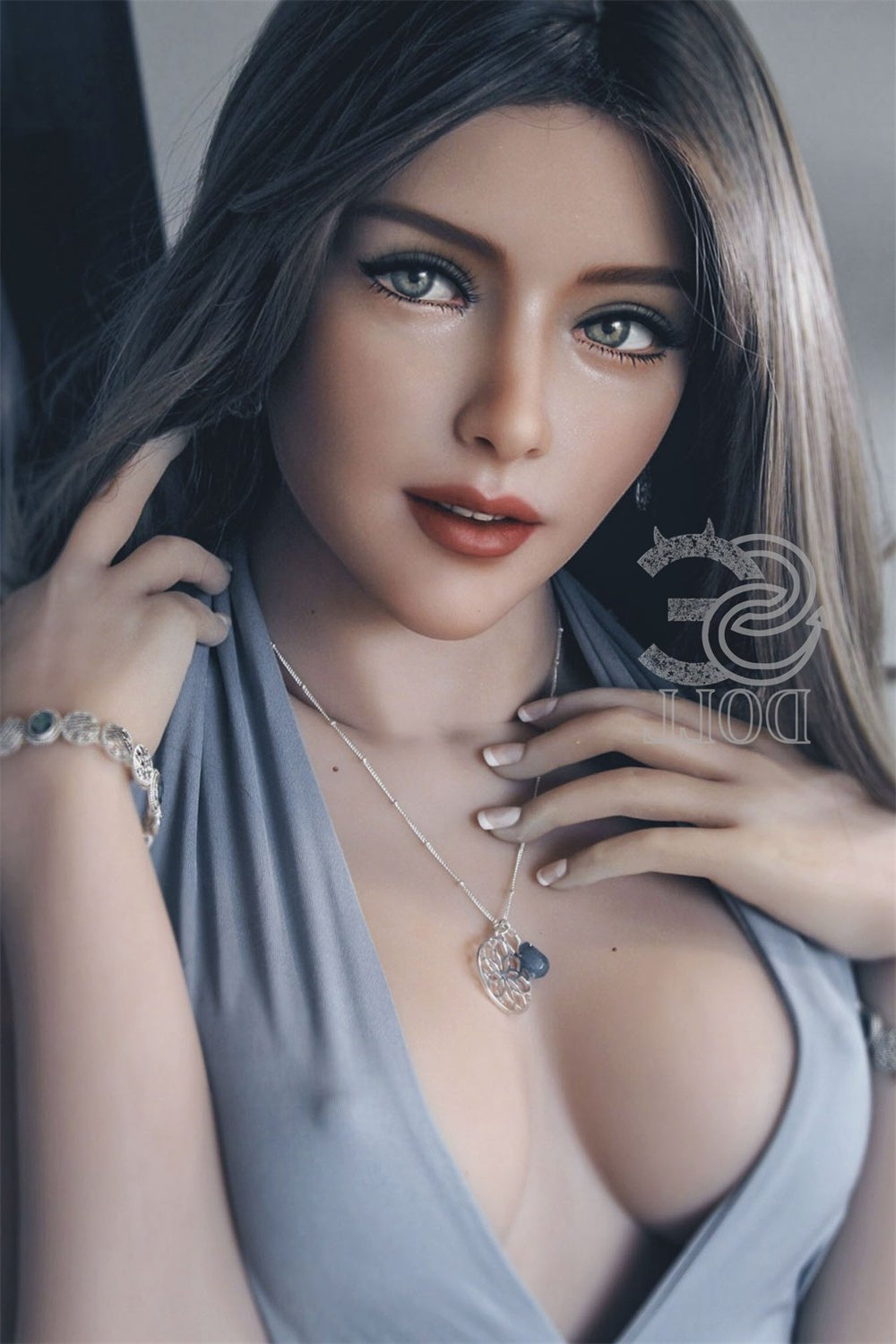 US In Stock - 163cm/5ft4 E-cup Blonde Sex Doll SED218 Head #068 - Anni Torso TPE