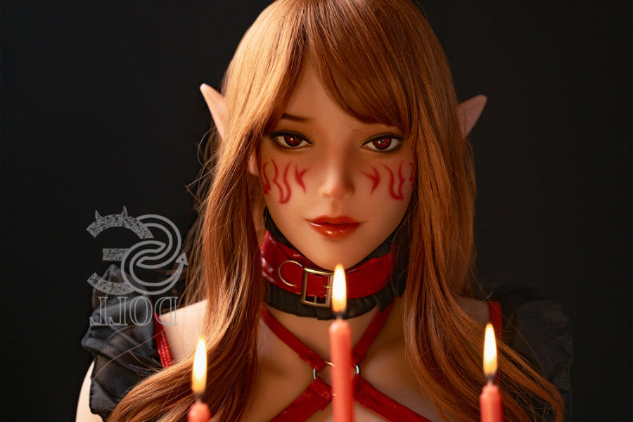 158cm/5ft2 D-cup Blonde Elf Sex Doll - Head #022 Samantha.E TPE SE