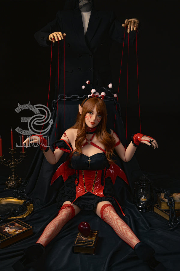 158cm/5ft2 D-cup Blonde Elf Sex Doll - Head #022 Samantha.E TPE SE