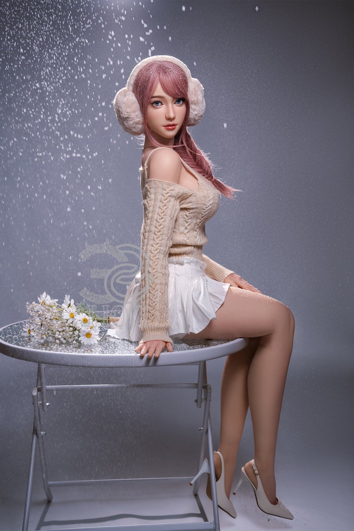 Us In Stock 165cm 5ft5 C Cup Full Silicone Sex Doll Ses003 Head 079sc Yuuka H - C-cup Torso