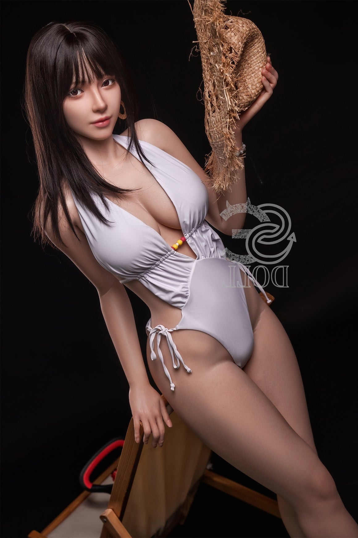 Us In Stock 165cm 5ft5 C Cup Full Silicone Sex Doll Ses008 Head 068so Annika F - C-cup Torso