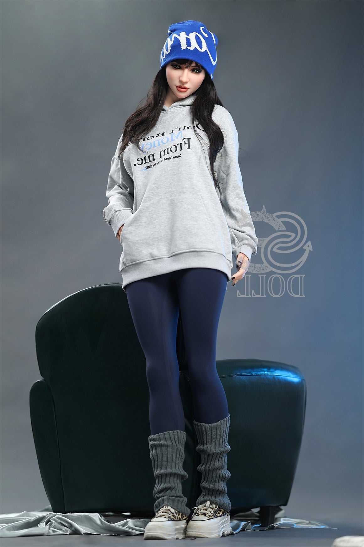 T167cm/5ft6 F-cup Real Skin Texture Silicone Sex Doll SES048 Head#136S Torso