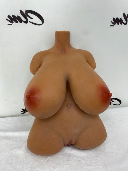 🔹CLM Classic🔹Big Breasts Silicone Torso Sex Doll #Si-BL Suntan Climax