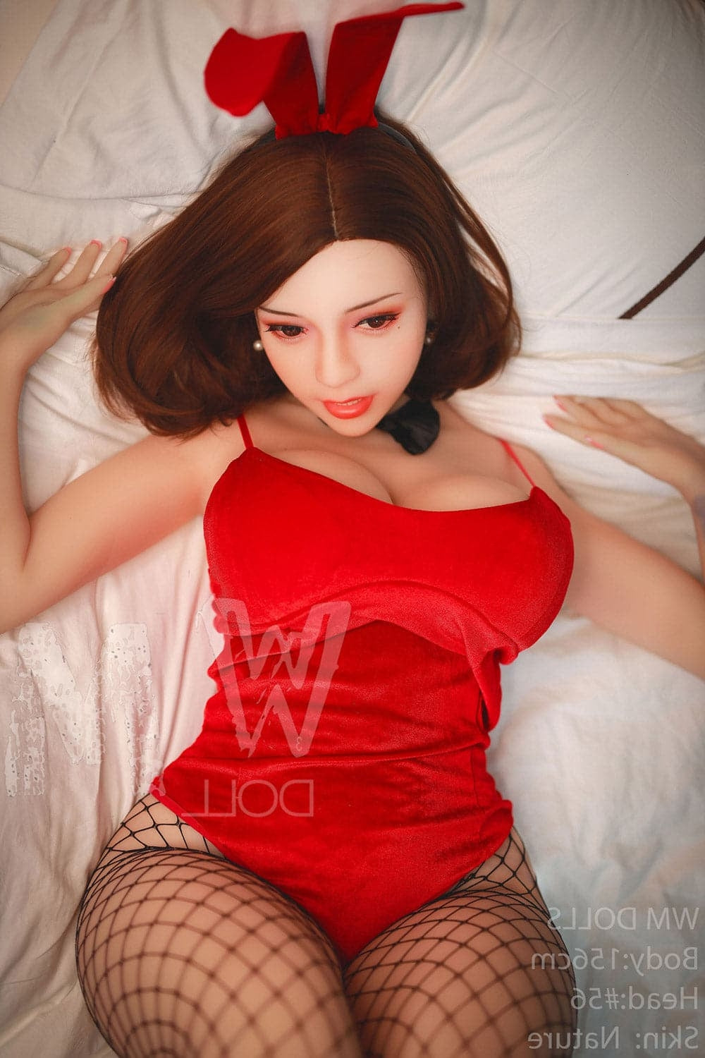 156cm/5ft1 H-Cup Asian Lifelike Thick Sex Doll with #56 Head TPE WM