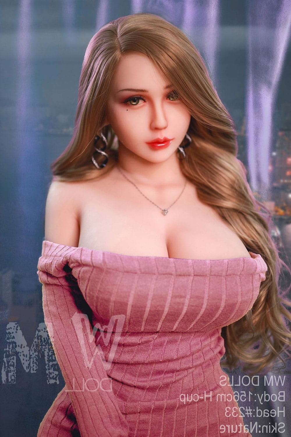 US In Stock-156cm/5ft1 H-Cup Most Realistic Big Booty S-TPE Sex Doll w Torso WM
