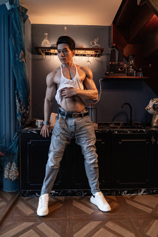 180cm/5ft10 Realistic Male Silicone Sex Doll - Hogan Realing