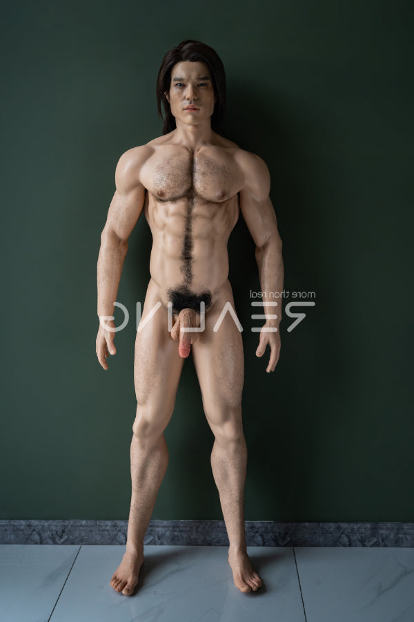 180cm/5ft10 Realistic Male Silicone Sex Doll - Leopold Realing