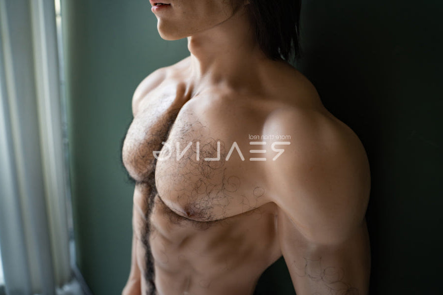 180cm/5ft10 Realistic Male Silicone Sex Doll - Leopold Realing