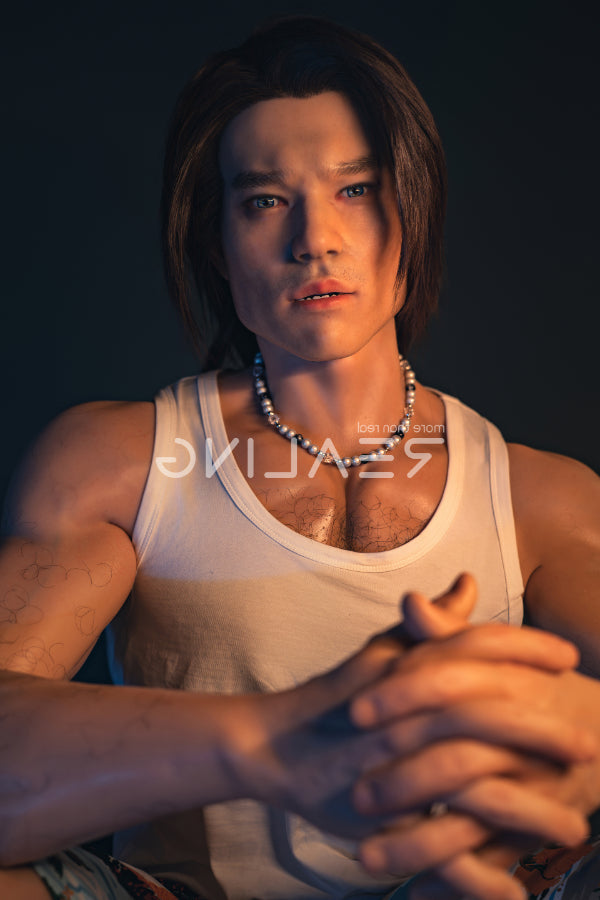 180cm/5ft10 Realistic Male Silicone Sex Doll - Leopold Realing