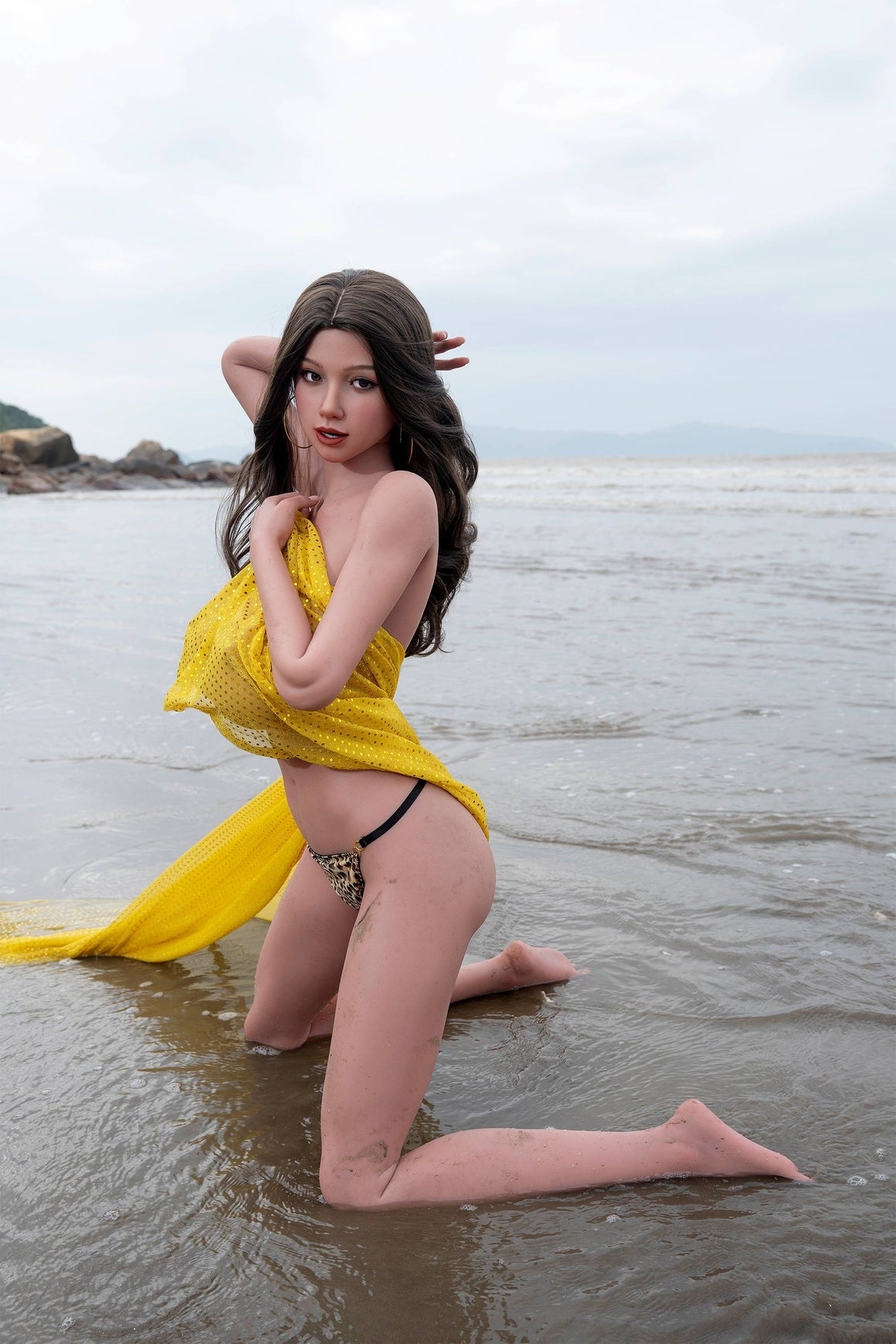 『Best Value Sex Doll $1500-$2500』US In Stock - 166cm (5’5”), K-Cup, Full Silicone, Tan Skin, Head ZXE209_1 SLE 2.0 Zelex