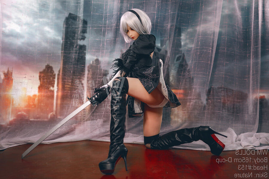 165cm/5ft5 D-cup TPE Fantasy Anime Sex Doll - 2B WM