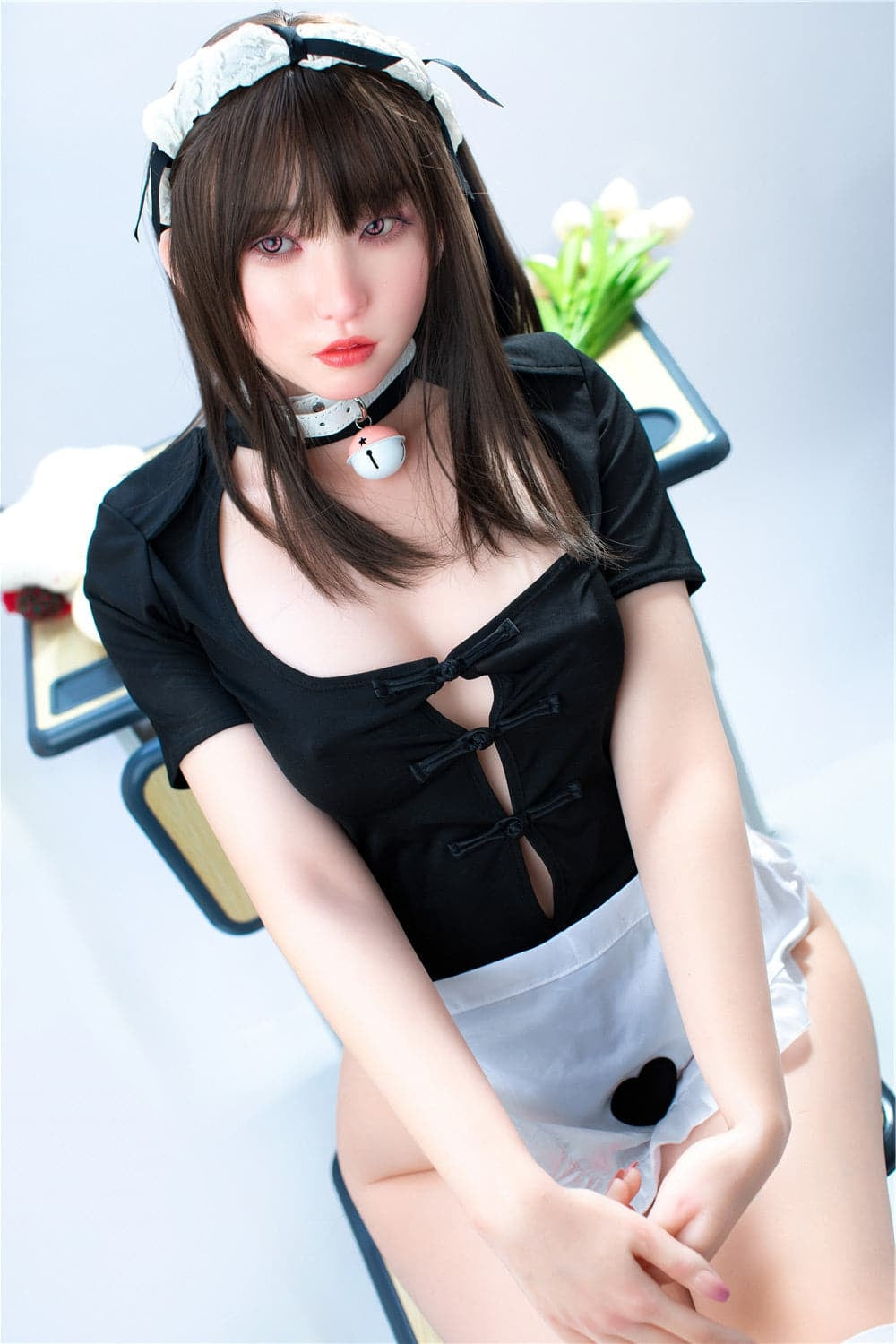 166cm/5ft5 A-cup Japanese Asian Cute Silicone Sex Doll Irontech
