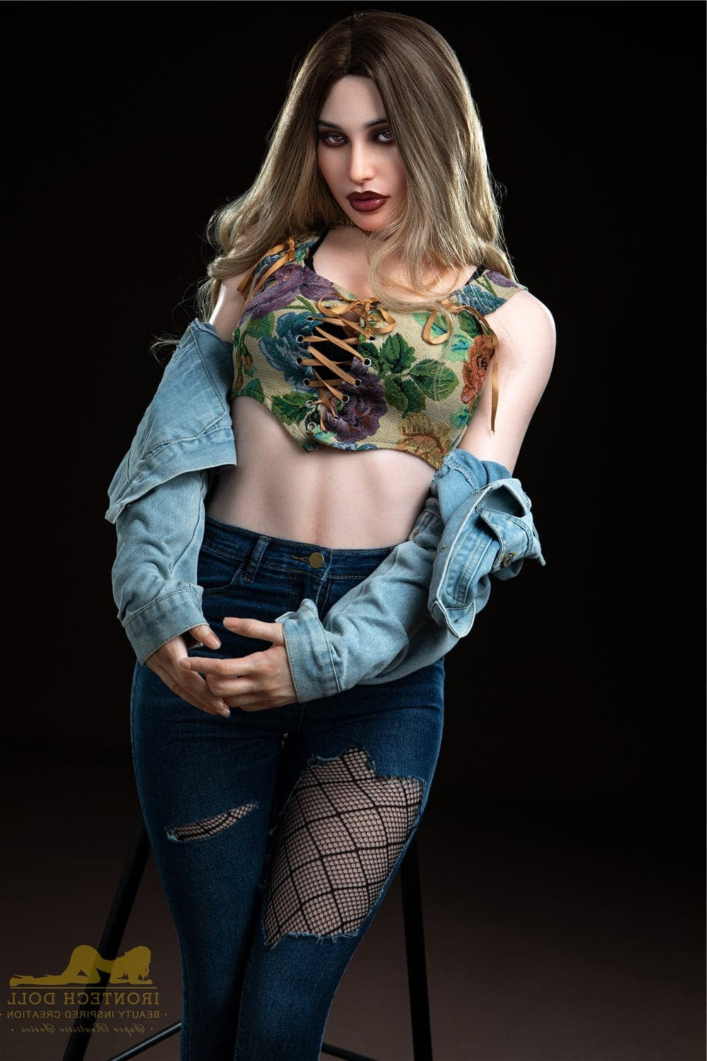 168cm/5ft6 B-Cup European Bubble Butt Silicone Sex Doll - Pearl S19 Na Torso Irontech