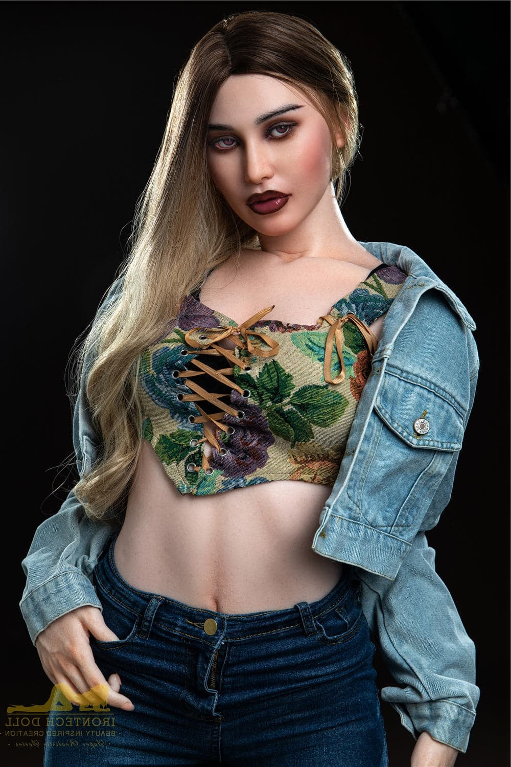 168cm/5ft6 B-Cup European Bubble Butt Silicone Sex Doll - Pearl S19 Na Torso Irontech