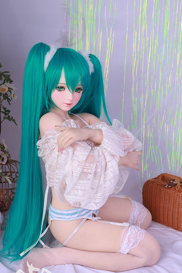 145cm/4ft9 F-Cup Anime Tpe Sex Doll - Hatsune Miku Mozu | Customizable Sex Doll | SexDolla