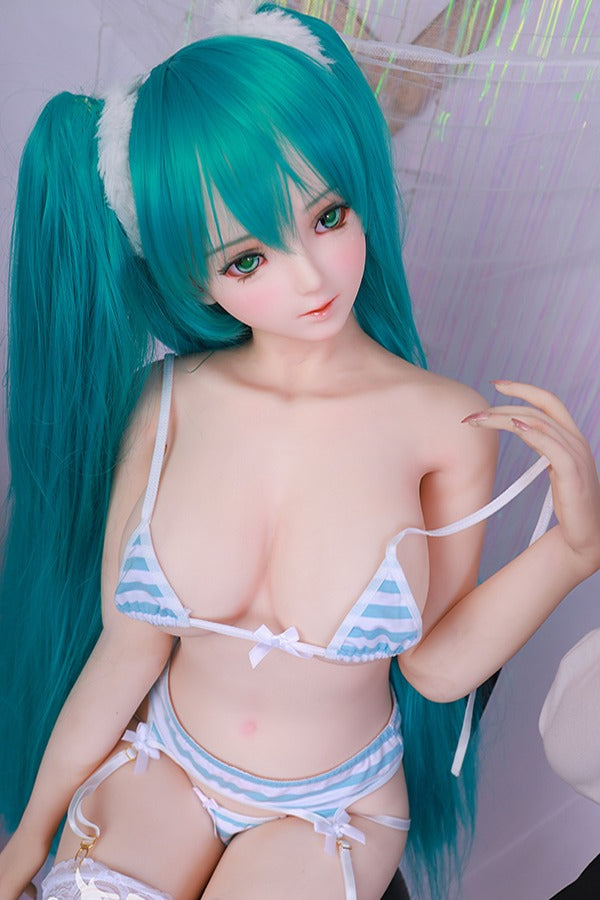145cm/4ft9 F-Cup Anime Tpe Sex Doll - Hatsune Miku Mozu Detail View | Platinum Silicone Companion | SexDolla