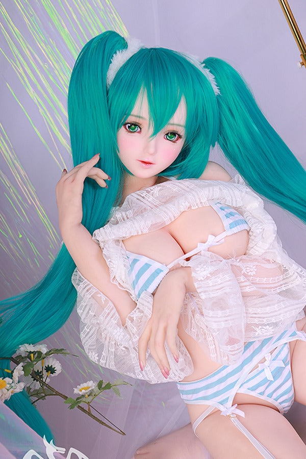 145cm/4ft9 F-Cup Anime Tpe Sex Doll - Hatsune Miku Mozu | Customizable Sex Doll | SexDolla