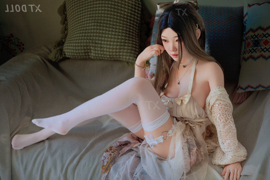 150cm/4ft11 D-cup Big Breast|Tits Full Silicone Sex Doll - Chase XT