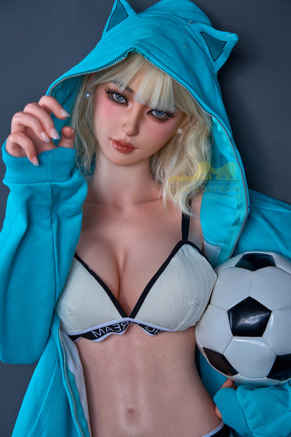 161cm 5ft3 F Cup Full Silicone Asian Sex Doll S14 Natural Miku Fitness Asian Beauty - F-cup Torso Irontech