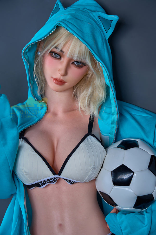 161cm 5ft3 F Cup Full Silicone Asian Sex Doll S14 Natural Miku Fitness Asian Beauty - F-cup Torso Irontech