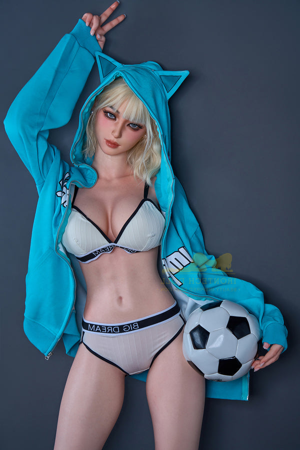 161cm 5ft3 F Cup Full Silicone Asian Sex Doll S14 Natural Miku Fitness Asian Beauty - F-cup Torso Irontech