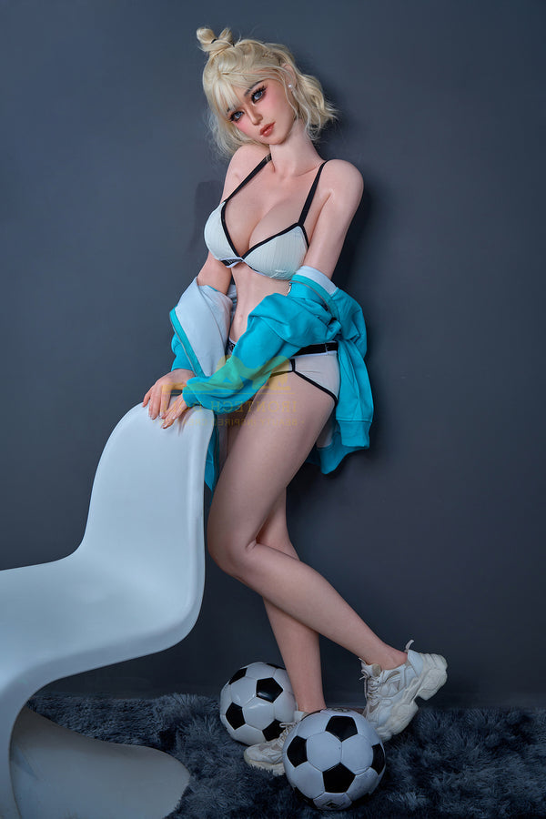 161cm 5ft3 F Cup Full Silicone Asian Sex Doll S14 Natural Miku Fitness Asian Beauty - F-cup Torso Irontech