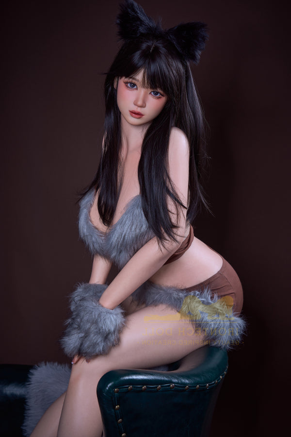 Us In Stock Wonder Dolly 165cm 5ft5 Hot Silicone Sex Doll 165t With Ros Head T3 Natural Fox - Torso Irontech