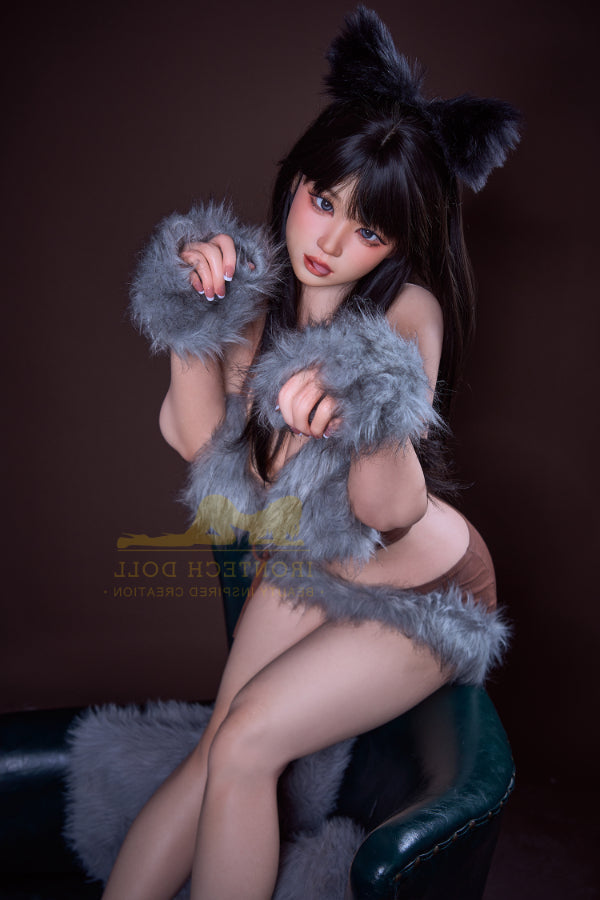 Us In Stock Wonder Dolly 165cm 5ft5 Hot Silicone Sex Doll 165t With Ros Head T3 Natural Fox - Torso Irontech