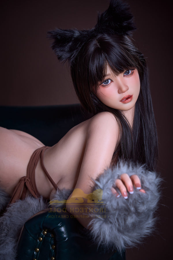 Us In Stock Wonder Dolly 165cm 5ft5 Hot Silicone Sex Doll 165t With Ros Head T3 Natural Fox - Torso Irontech