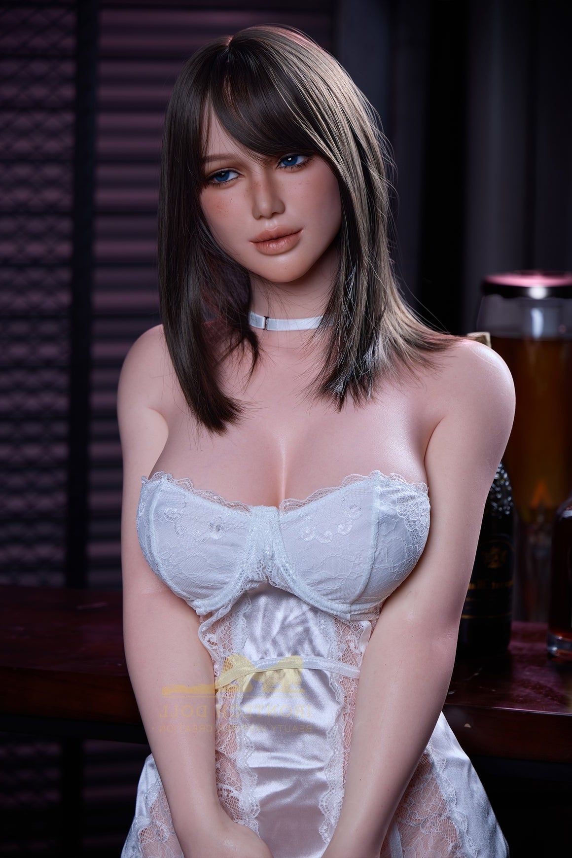 164cm/5ft5 C-Cup All-In-One Silicone Sex Doll #S13 Natural Irontech