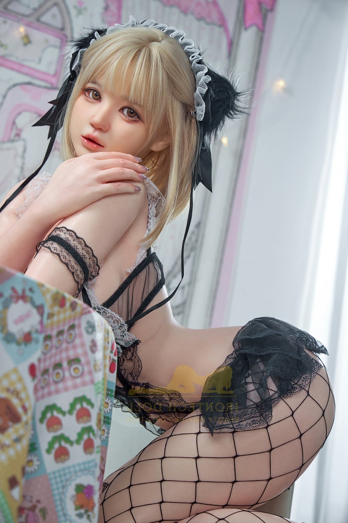 161cm/5ft3 F-cup Blonde Full Silicone Sex Doll – T3 Irontech