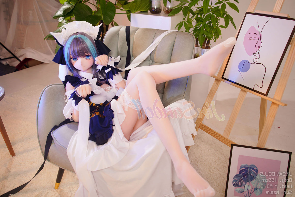 159cm/5ft2 B-cup Anime TPE Sex Doll with #Y010 Head WM