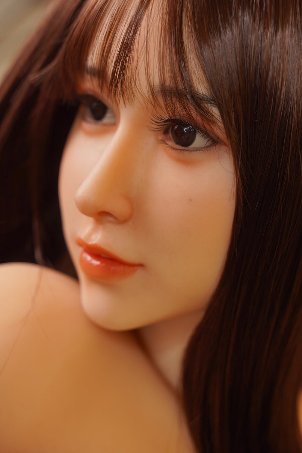 163cm/5ft4 I-Cup Silicone Head Sex Doll with #133 Head - - Movable Jaw Torso 6ye