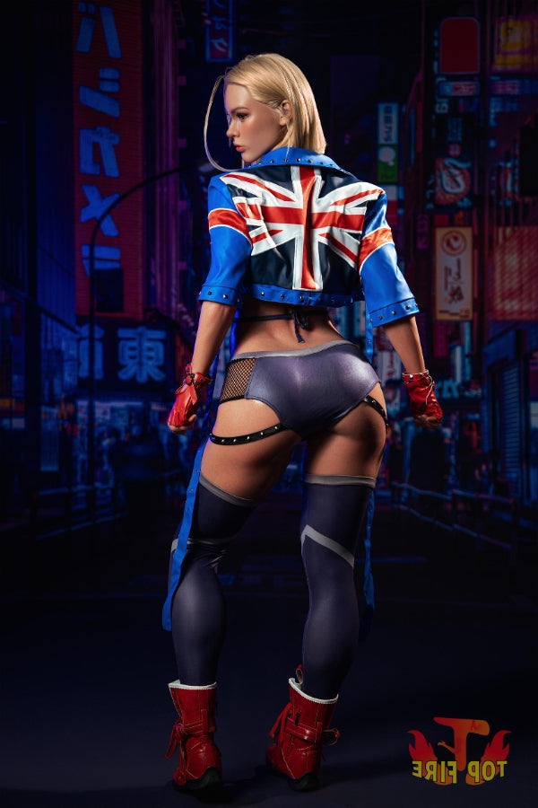 Us In Stock 176cm 5ft9 D Cup Blonde Full Silicone Sex Doll T43 810 Phoenix - D-cup Torso Top Fire