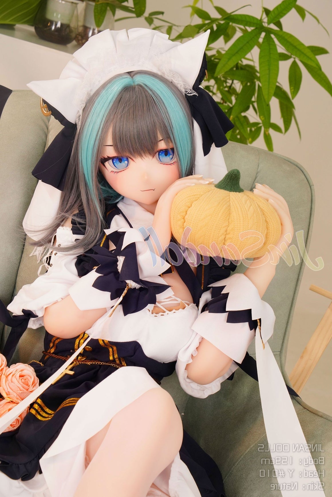 159cm/5ft2 B-cup Anime TPE Sex Doll with #Y010 Head WM